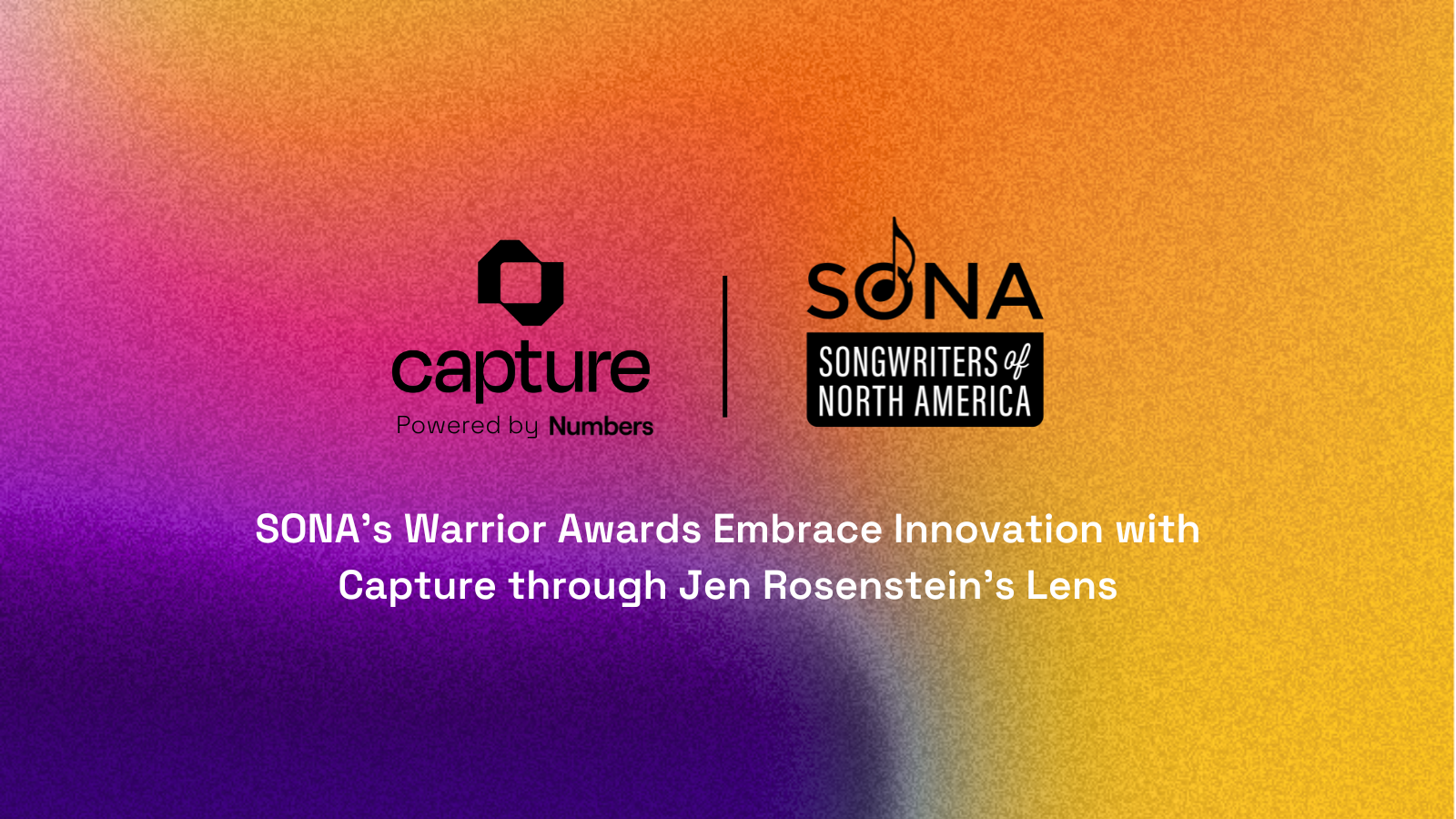 SONA's Warrior Awards Embrace Innovation with Capture through Jen Rosenstein’s Lens